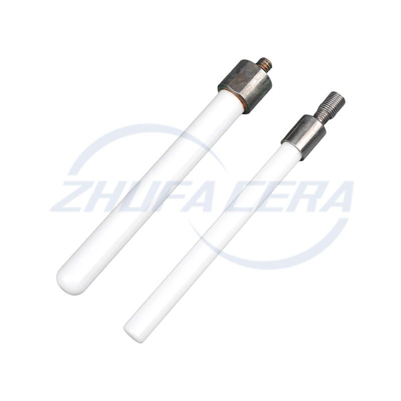 금속 헤드가 있는 지르코니아 세라믹 로드