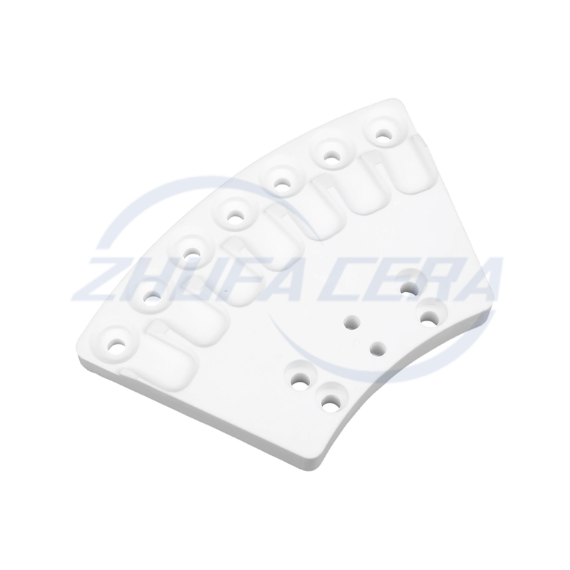 알루미나 팬 모양의 세라믹 부품